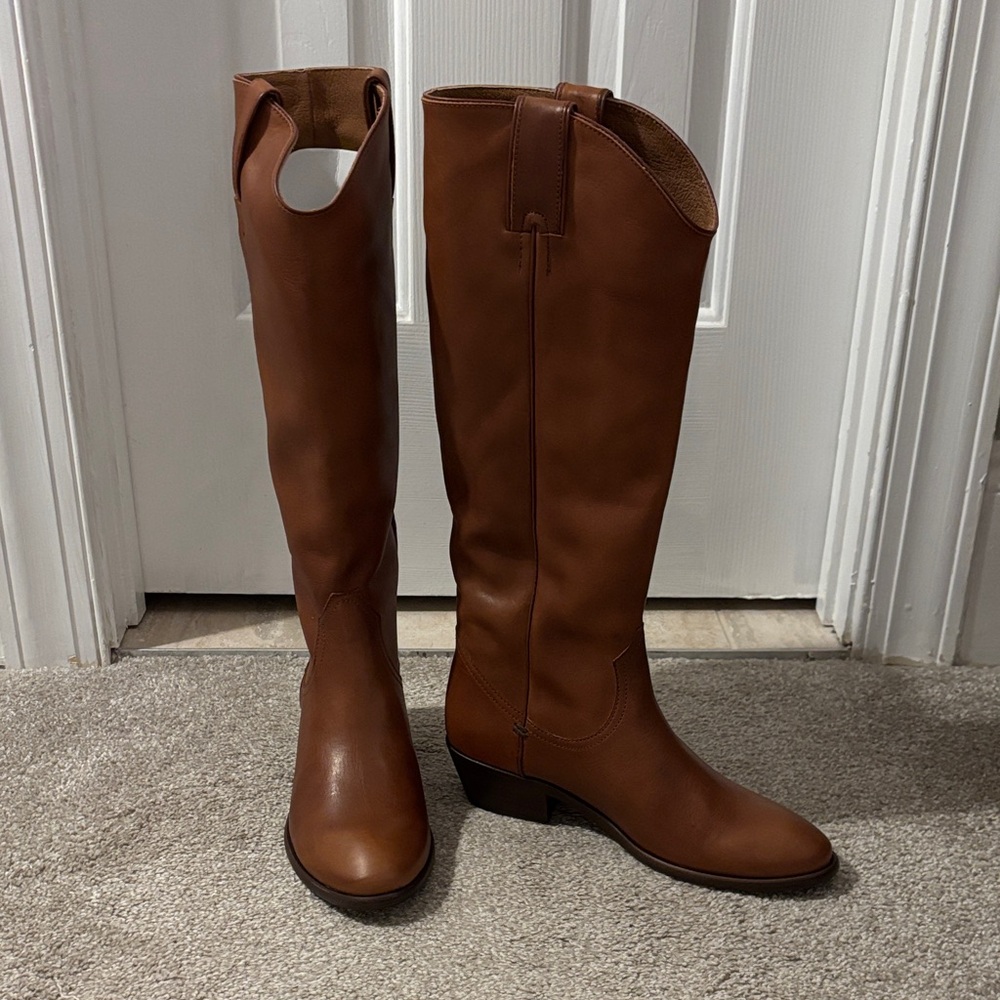 Frye Brown Over the Knee Leather Boots